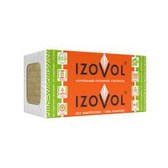 Плиты минераловатные IZOVOL Л-35 100мм 1200х600 4 плит 2,88м2/ 0,288м3 (35кг/м3) (24 уп/пал)