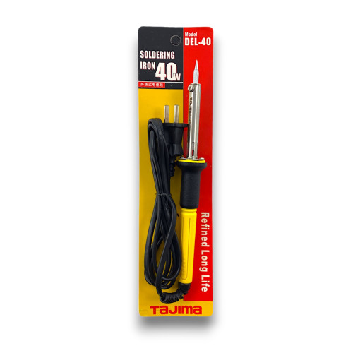 Паяльник Электрический 40 W пластик ручка желтый