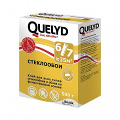 Клей обойный Стеклообои 0,5 кг QUELYD