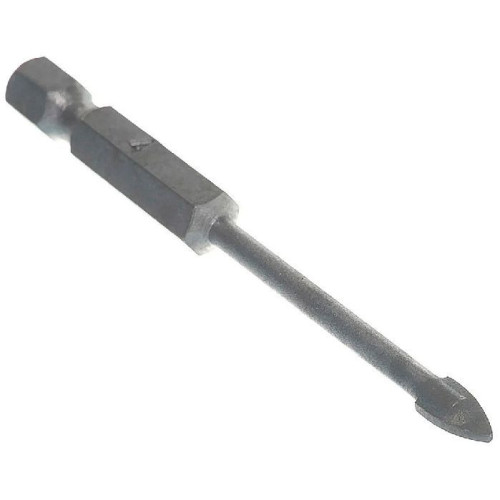 Сверло по керамограниту и керам. плитке 4 мм 2 грани HARDCORE